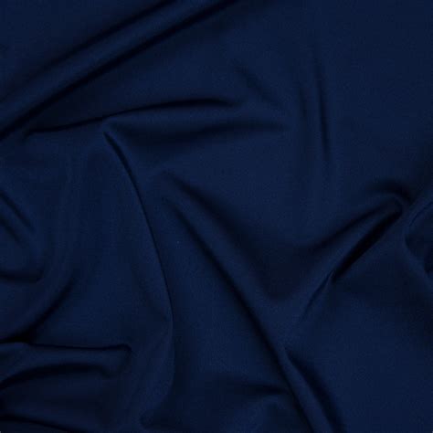 Cali Fabrics Navy Blue Shiny 4 Way Stretch Nylonlycra Fabric By The Yard