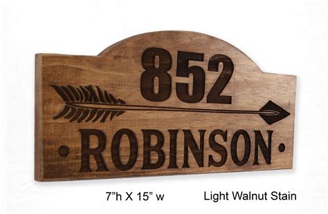 Personalized House Sign House Number Sign Last Name House Sign