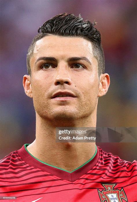 Cristiano Ronaldo Of Portugal Looks On During The 2014 Fifa World Cup