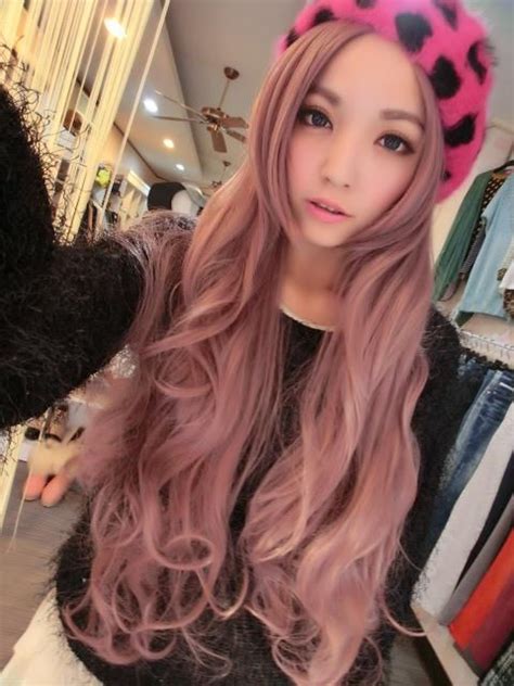 Japanese Pink Hair Dye Pink Hair Dye Hair Color Asian Dyed Hair