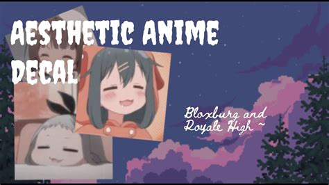 Aesthetic Anime Roblox Decal Id Roblox Anime Decal Ids