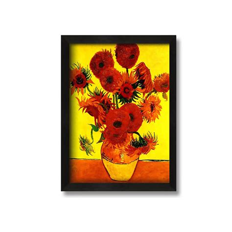 Classicliving Still Life Vase With Fifteen Sunflowers 3 By Vincent Van