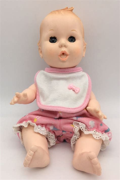 Vintage Gerber Baby Doll Drink Wet Sleep Eyes Jointed Plastic 1989 2