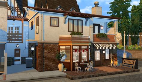 Sims 4 Café Des Brumes Another Lot For My Kind Of Japenese Area