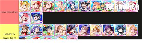 Love Live All Stars Characters Tier List Community Rankings Tiermaker