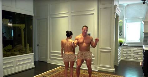 Nikki Bella And John Cena Dancing Naked Video POPSUGAR Celebrity