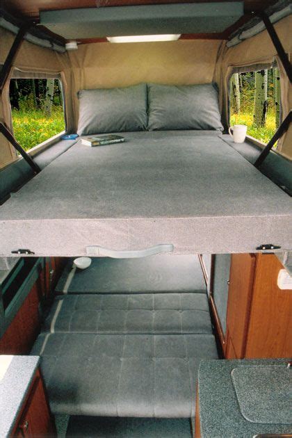 Sportsmobile Camper Van Conversion With An Upstairs Bed Option T3