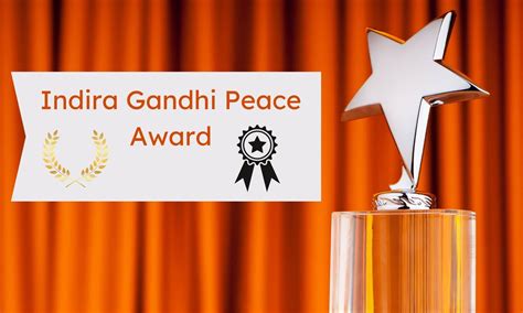 Indira Gandhi Peace Award For Doctors Nurses For Their Role During