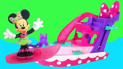 Minnie Mouse Polka Dot Yacht Fisher Price Disney Toys Playset Juguete