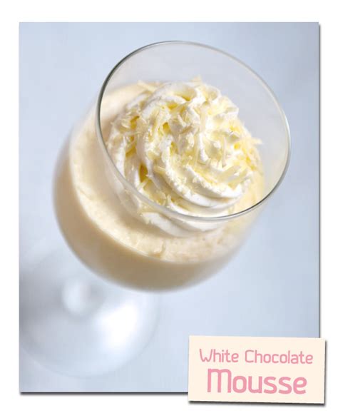 White Chocolate Mousse Yummy Workshop
