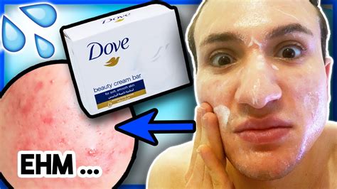 I Tried Washing My Face With The Dove Bar Soap For One Week Oily