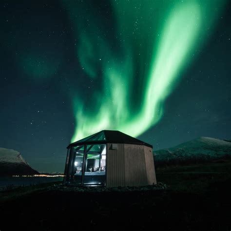 sleep under the northern lights in a glass igloo lyngen north