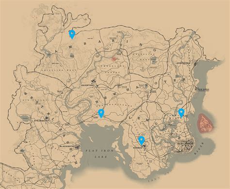 Carte Red Dead Redemption 2 | Carte