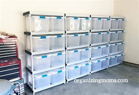 How To Organize A Garage The Easy Way Garage Storage Bins Garage