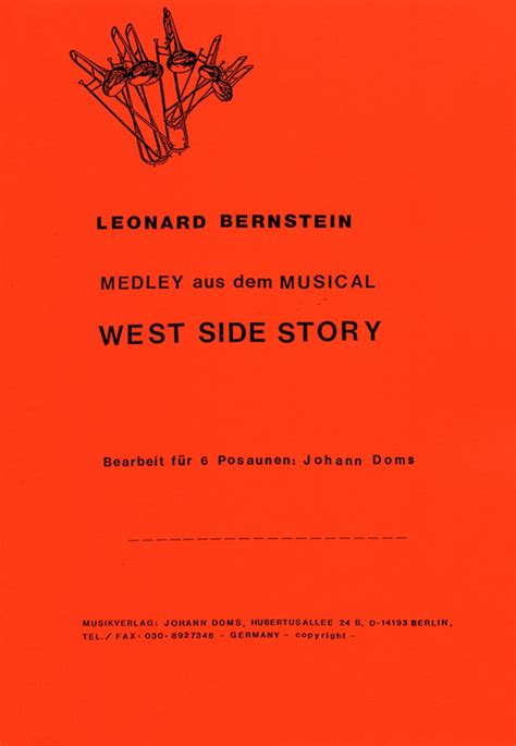 West Side Story Medley From Leonard Bernstein Buy Now In The Stretta Sheet Music Shop