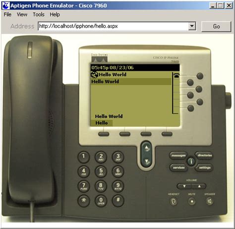 Cisco Ip Phone Services Codeproject