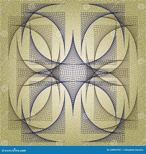 Classical Symmetrical Parabolas Stock Illustration Illustration Of