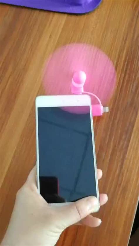 2018 2 In 1 Portable Micro Usb Mini Fan For Otg Smartphonehl3644 Buy