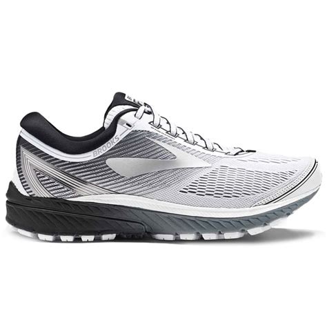Brooks Mens Ghost 10 Running Shoes White Eastern