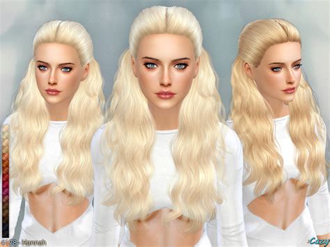 The Sims Resource Hannah Female Hairstyle By Cazy Sims 4 Downloads