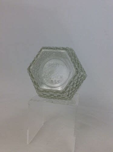 VTG HOOSIER Glass Diamond Vase Pineapple Clear Bulb Forcing 4071 EBay