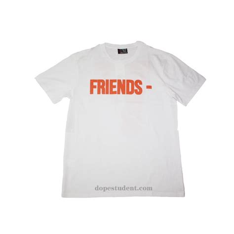 Vlone Orange V Pop Up Friends T Shirt Dopestudent