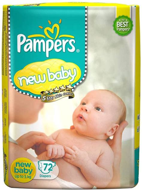 Pampers Active Baby Diapers72 New Born Extra Small Nb Xs Size