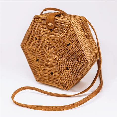 Rattan Bag Sku M00597 Wholesale Viettime Craft