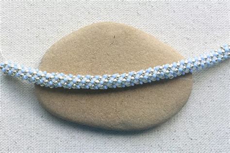 Russian Spiral Rope Stitch Tutorial Beaded Jewelry Pattern Beaded