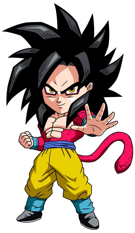 Goku Ssj4 Chibi By Maffo1989 Chibi Goku Anime Chibi Chibi Dragon