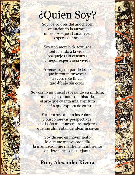 Arte Salvadoreño Poema ¿quién Soy