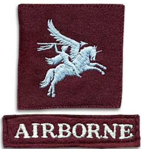 Sonstige British Army Patch Airborne Pegasus Parachute Regiment