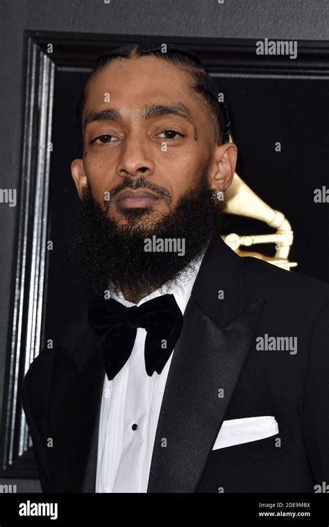 Nipsey Hussle Attends The 61st Annual Grammy Awards At Staples Center