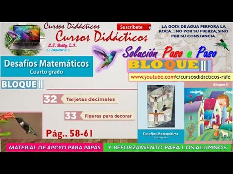 Catálogo de libros de educación básica. Desafio 32 Pagina 58 Matematicas Cuarto Grado : Desafios ...