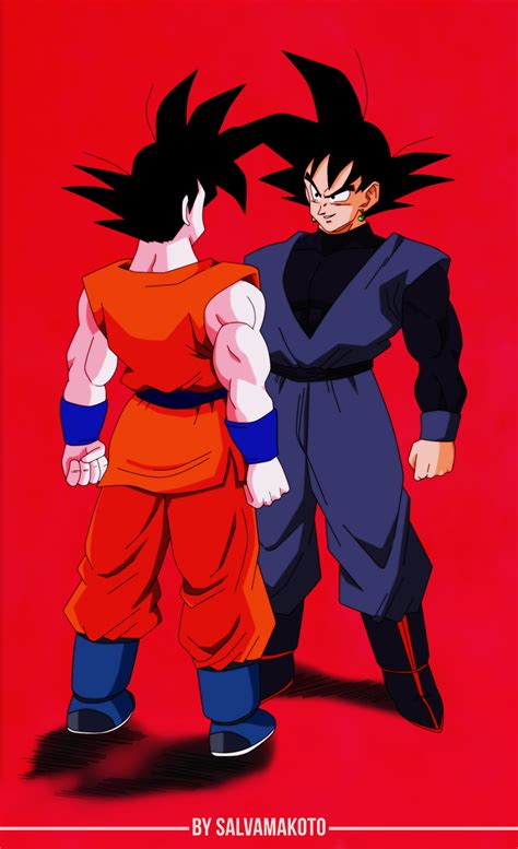 Dragon ball super will follow the aftermath of goku's fierce battle with majin buu, as he attempts to maintain earth's fragile peace. Goku VS Black Goku (90's Art Style) Art - ID: 88395 - Art Abyss