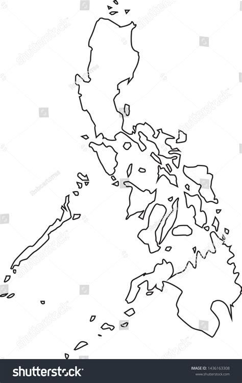Political Map Of The Philippines Royalty Free Stock Vector 1436163308