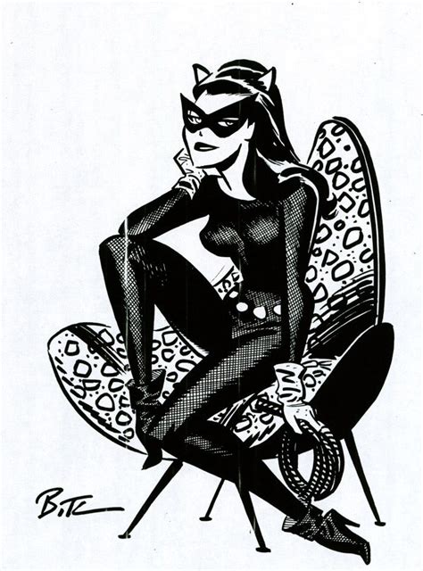 Catwoman Bruce Timm Catwoman Comic Art