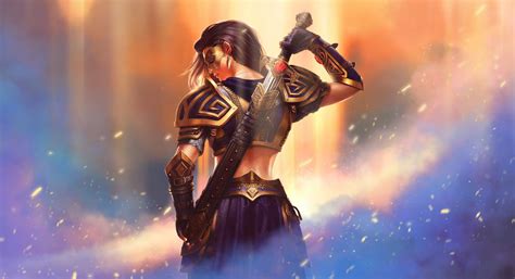 Warrior Fantasy Girl Wallpaperhd Fantasy Girls Wallpapers4k Wallpapersimagesbackgrounds