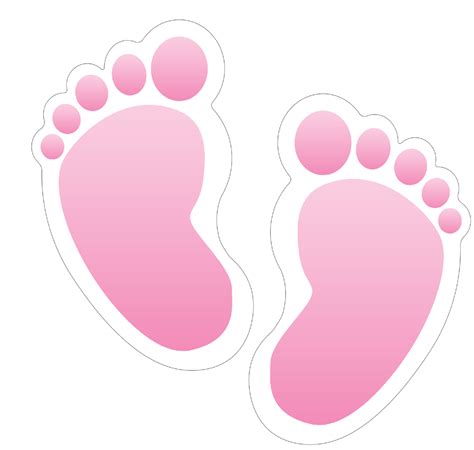 Baby Footprints Peel And Stick Creative Safety Supply