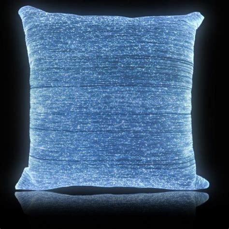 Glowing Bed Cover Powered By Embedded Fiber Optics