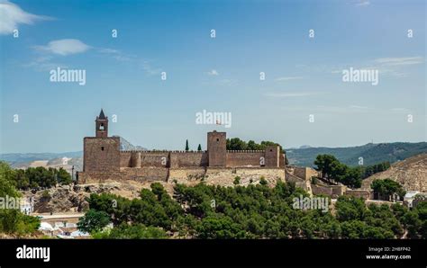 Blick Auf Die Alcazaba Von Antequera Ist Eine Maurische Festung In