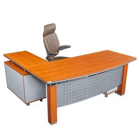 Wooden L Shape Executive Office Table Size W1600 X D1600 X H750 Id