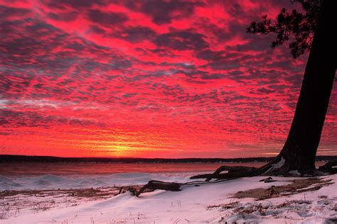 Kelly Beach Fire And Ice Sunset Photograph By Ron Wiltse Fine Art America