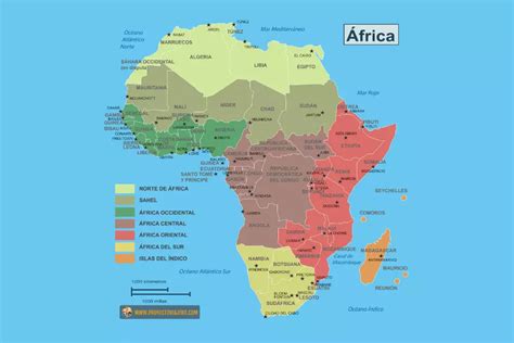 Regiones De África Proyecto Viajero