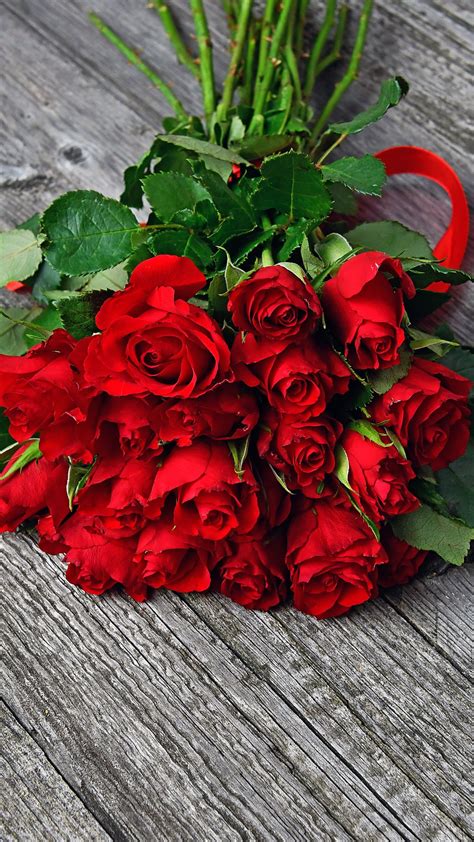 Romantic Red Roses Flowers Wallpaper Red Flower Bouquet Red Roses