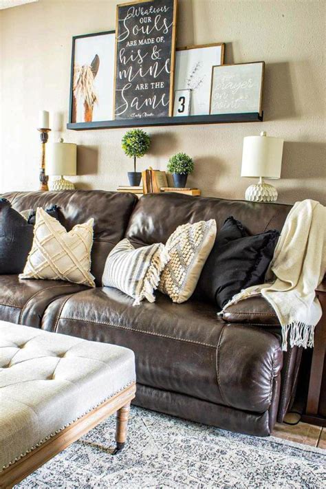 Best Dark Brown Leather Couch Design Ideas In Part