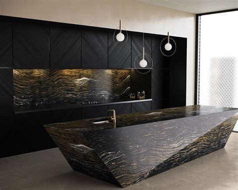 This is a premium grade stone with less resin and a higher percentage of quartz. The Cambria, Golden Dragon design from their Luxury Series ...