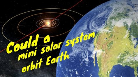 Could A Mini Solar System Orbit Earth Youtube