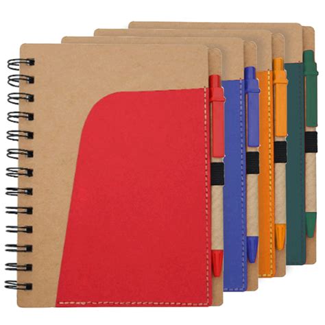 Recycle Notebook With Pen Bespoke Ts