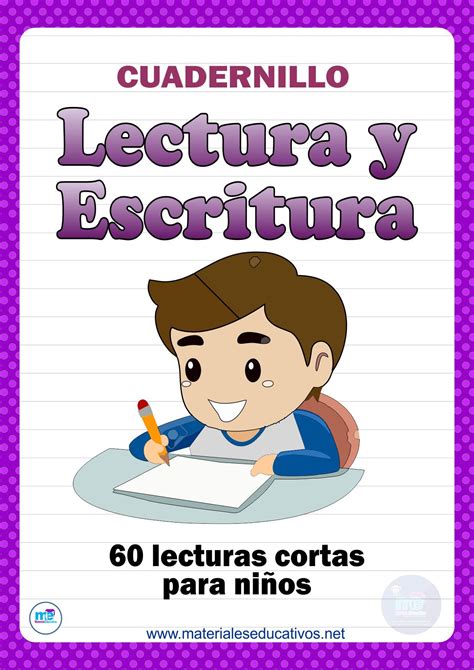 Cuaderno De Lectura Y Escritura 60 Lecturas Cortas Para Niños 60